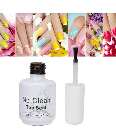 Different Gift No Wipe Top Coat Wear Resistant Nail Top Coat No Wipe 7.3x3.2cm for Manicurist Manicure Beginner for Household Nail Salon for Gel Polish Protection - Buy Online on GoSupps.com
