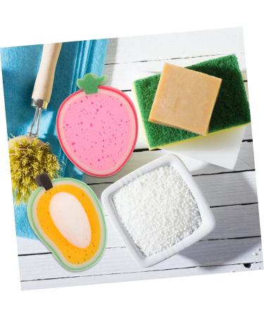 4pcs Fruit Sponge Sponges Bath Sponge Dinnerware Flatware Sponge for Bowl Cleaning (Sweet Orange 2 - Buy Online on GoSupps.com