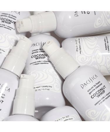Pacifica Beauty Coconut Whip Cream to Foam Cleanser - Vegan Facial Cleanser with Vitamin E & Squalane - Hydrating & Purifying Skincare 8 fl oz - Buy Online on GoSupps.com