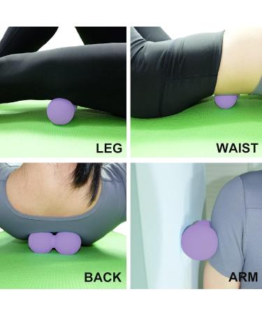 Happystream Hard Peanut Massage Ball - Double Lacrosse Deep Tissue Roller for Physiotherapy & Muscle Relaxation - Buy Online on GoSupps.com