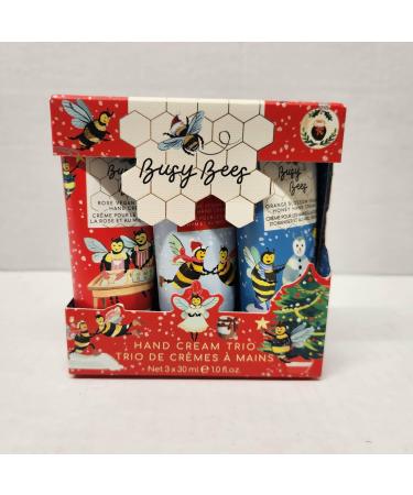 Heathcote & Ivory Busy Bees Winter Vegan Honey Hand Cream Trio Set