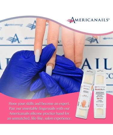 Buy Americanails RealisTech Practice Hand Insertable Fingernails - 100ct | International Shipping Available - Buy Online on GoSupps.com