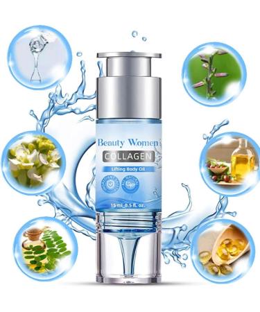 RENTANAC Beauty Women Collagen Lifting Body Oil Anti Aging Collagen Serum for Face Collagen Lifting Body Oil Firm Skin Lifting Body Oil After Shower Reduces Fine Lines and Wrinkles - Buy Online on GoSupps.com