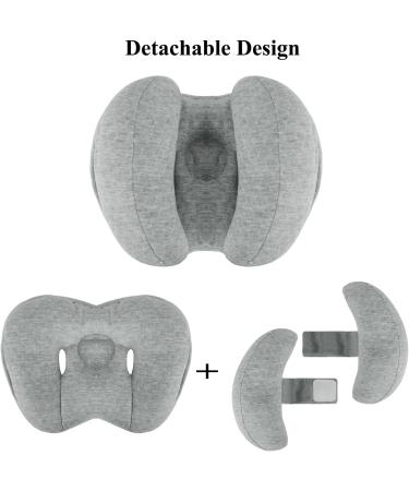 Baby Travel Neck Support Pillow - Infant Headrest for Car Seat & Stroller - Grey - Buy Online on GoSupps.com