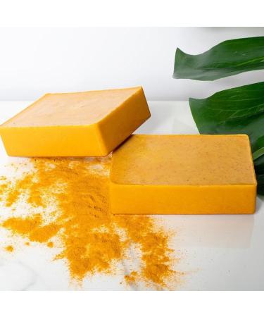 Turmeric Soap - Kojic Acid Soap - Tumeric Soap Bar - Dark Spot Corrector Remover - Body & Face Kojic Acid Soap Bar - Natural Handmade Soap for Acne Dark Spots Smooth Skin - Buy Online on GoSupps.com
