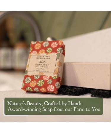 Sugar Cookie Scent All Natural Soap Bar - Vegan Organic Plant-Based | USA Made Soap for Dry & Sensitive Skin - Buy Online on GoSupps.com