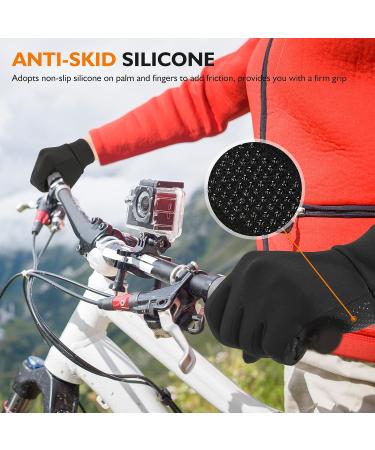 WESKOS Lightweight Running Gloves - Touch Screen, Windproof Thermal Gloves for Men and Women - Ideal for Hiking, Cycling, and Sports - Soft Fleece Lining - Size Large - Buy Online on GoSupps.com