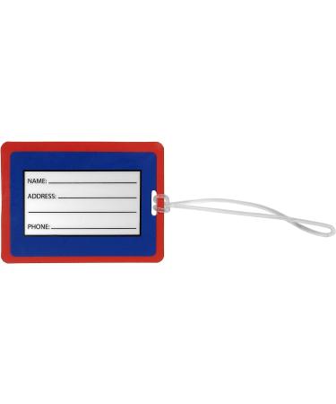 NFL Buffalo Bills Vinyl Luggage Tag  2pk  Blue - Buy Online on GoSupps.com
