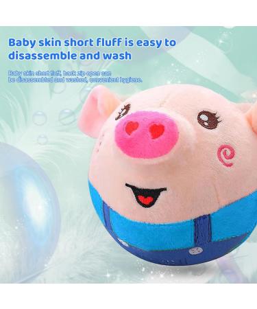 Active Moving Pet Plush Toy Interactive Dog Toy Pet Bouncing Balls Moving Dog Ball Plush Toy Talking Moving Dog Toy Dog Pet Toy Shake Bounce Boredom Toys for Pets Cats Small and Dogs (blue pig) - Buy Online on GoSupps.com