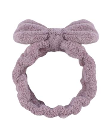 Kinhwa Microfiber Hair Bands for Makeup Yoga & Spa - 3 Multicolored Hair Protection Headbands (Purple Light Brown Gray) - Buy Online on GoSupps.com
