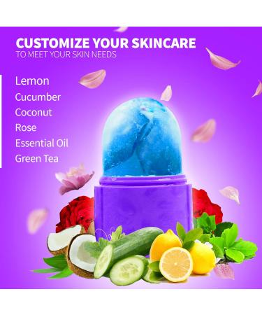 Buy Ice Face Roller - Silicone Ice Mold for Face Eyes & Neck | Reduce Puffiness & Migraine Relief | Reusable & Washable - Buy Online on GoSupps.com