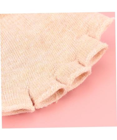 Packove 4 Pair Invisible Half Sock Cushions for Women's Shoes | Comfortable Peep-Toe & High Heel Cotton Liner Socks - Buy Online on GoSupps.com