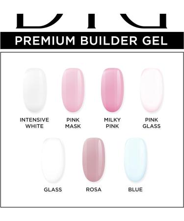 Didier Lab - Premium Intensive White Solid Builder Gel for Nails - Hard Gel Builder for Extension - Nail Strengthener - LED UV Builder Gel for Nails - Split Nail Repair - Nail Hardener Gel - 50 ml 50 ml (Pack of 1) Intensive White - Buy Online on GoSupps.com