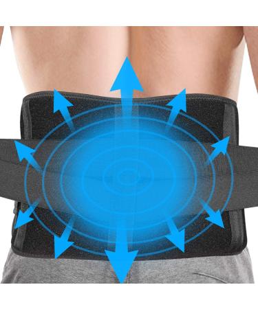 HATOLDLIY Back Ice Wrap for Back Pain Relief Reusable Ice Back Packs for Lower Back Injuries Sprains Sciatica Coccyx Scoliosis Herniated Disc Adjustable Back Wrap for Men Women Blue 2 Piece Set ED0001