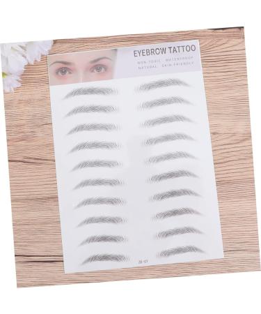 FOMIYES 4 Pcs 3d Eyebrow Stickers Eye Brow Shaping Kit 3d Brow Stickers Artificial 6d Makeup Tools 1 count (Pack of 1) Blackx2pcs - Buy Online on GoSupps.com