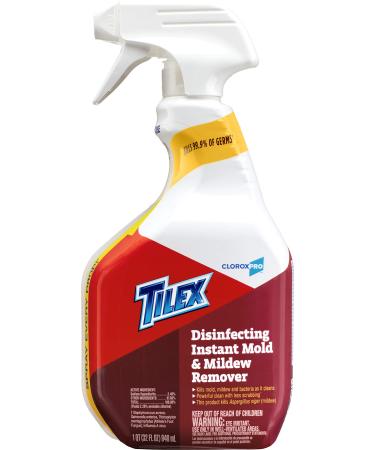 CLOROXPRO Tilex Disinfects Instant Mildew Remover, Spray, 32 Ounces, 9 Bottles/Case (35600)
