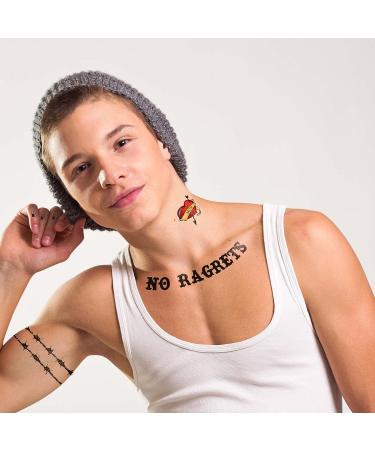 White Trash Party We're The Millers Temporary Tattoos | Halloween Costume Tattoo Kit | Skin-Safe & Removable | MADE IN USA - Buy Online on GoSupps.com