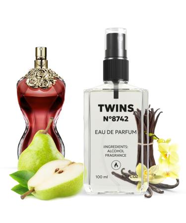 TWINS Impression of La Belle | Perfume for Women Eau de Parfum | No.8742 | 3.4 Fl Oz / 100 ml Jean Paul Gaultier La Belle Impression