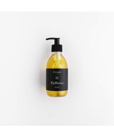 Hand Soap/Hair & Body Wash - Vegan. SLS/SLES free. Glass bottle. (Fjellheim 250 ml / 8.45 fl.oz) Fjellheim 250 ml