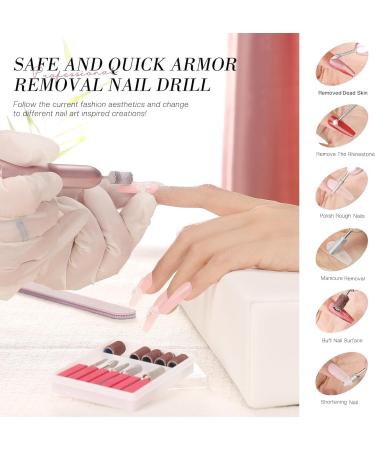 Morovan Acrylic Nail Set - Complete Geln gel Starter Kit with 48W UV Lamp Nail Drill Acrylic Powder & Liquid Brush for Perfect Nails - Buy Online on GoSupps.com