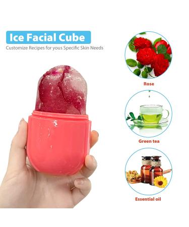 Mini Pink Ice Face Roller | Reusable Beauty Ice Roller for Face and Eyes - Buy Online on GoSupps.com