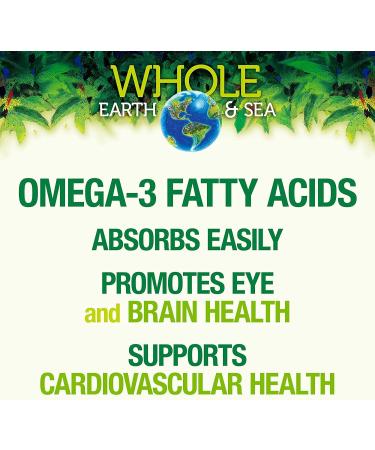 Whole Earth Sea Marine DHA Omega-3 30 Vegetarian Softgels - Essential Vegan Omega-3 Supplement - Buy Online on GoSupps.com