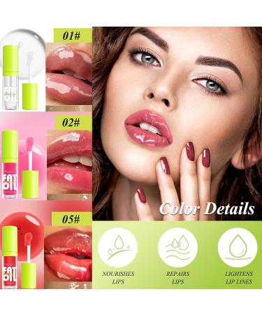 INBOLM 3PCS Glitter Liquid Lip Gloss Set - Long Lasting Moisturizing Lip Plumper & Balm for High Shine - Tinted Lip Oil Collection - Buy Online on GoSupps.com