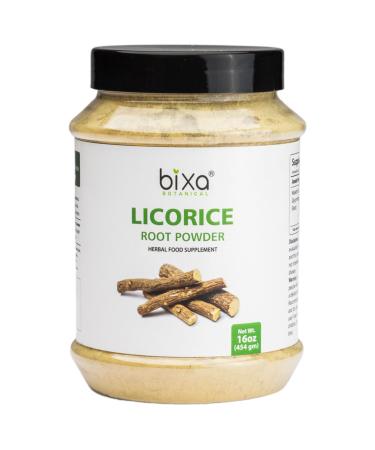 bixa BOTANICAL Licorice Root Powder (454g /16 Oz) (Glycyrrhiza glabra), Dietary Supplement 16 Ounce (Pack of 1)