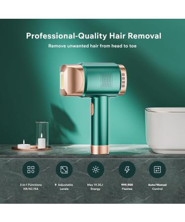 Aminz IPL Hair Removal Device with LCD Touchscreen - 999 900 Flashes 9 Energy Levels Painless Laser Treatment for Face Bikini & Body - International Shipping Available - Buy Online on GoSupps.com