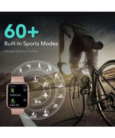 SKG Smart Watch V7 Pro Pink | Bluetooth Call, Fitness Tracker with Alexa Built-in, IP68 Waterproof, Heart Rate Monitor | 1.69 Smartwatch for Men and Women - Buy Online on GoSupps.com