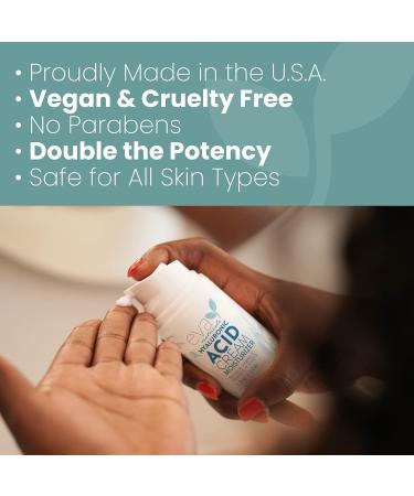 Eva Naturals Hydrating Face Cream with Hyaluronic Acid - Anti-Aging Moisturizer with Aloe Vera & Retinol - Firming Day & Night Cream (1.7 Fl Oz) - Buy Online on GoSupps.com