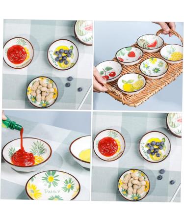 OUNONA 3pcs Mini Dip Plates Sauce Dishes Side Dish Serving Bowls Snack Plates Small Bowls Cute Kitchen Accessories Soy Sauce Bowls Cereal Bowl Dipping Sauce Bowl Ceramics Micro-Wave Oven - Buy Online on GoSupps.com