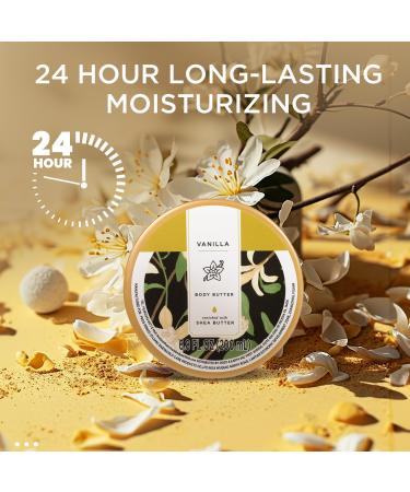 Princess Belle Vanilla Body Butter Body Moisturizer for Dry Skin with Natural Shea Butter Vanilla Body Care for Skin Deep Moisturizing and Softening-200ml(6.8 floz) Vanilla 7.05 Ounce (Pack of 1) - Buy Online on GoSupps.com