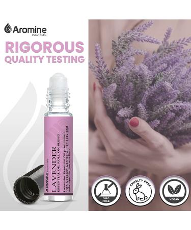 Lavender Essential Oil Roll On 10ml (Pack of 2) | Therapeutic Grade Aromatherapy Oil | Pre-Diluted & Premium Quality | Topical Ready | 0.34 Fl Oz - Buy Online on GoSupps.com