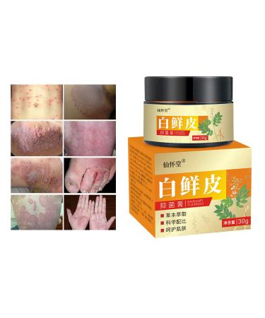 Eczema Cream with Natural Chinese Herbs Eczema Psoriasis Cream for Dry & Itchy Skin Relief Gentle & Effective Anti-Itch Cream Plant-Based Hydration No Fragrance Added (Pack of 1)