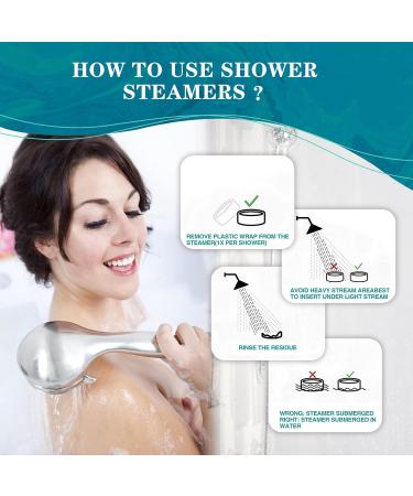 Shower Steamers Aromatherapy 8 Pack - Eucalyptus Menthol Stress Relief Set | Self Care and Valentines Gifts for Women and Men | Shower Bath Bombs for Relaxation - Buy Online on GoSupps.com