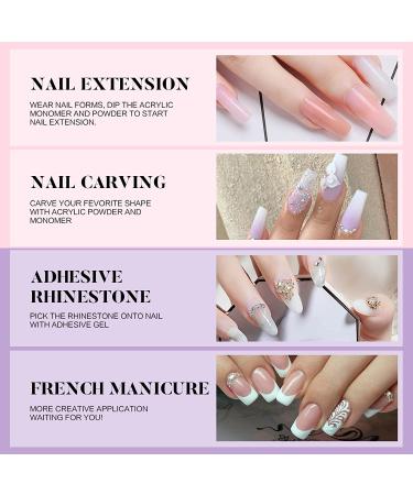 Morovan Glitter Acrylic Nail Kit - Professional Set for Nail Art Decoration and DIY Nail Extensions - Buy Online on GoSupps.com