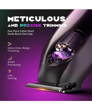 SUPRENT Hair Clippers Men Cordless Beard Trimmer Professional Clippers 6000RPM T-Blade Trimmer with Ceramic Blade Precision Outlining Trimmer DIY Customizable - Buy Online on GoSupps.com
