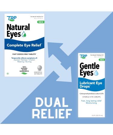 Natural Eyes Complete Eye Relief Tablets - Fast Dissolving for Dryness Redness & Irritation - 48 Count - International Shipping Available - Buy Online on GoSupps.com