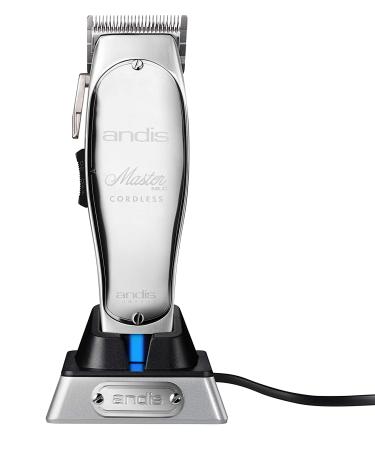 Andis 12470 Professional Master Trimmer - Corded/Cordless Adjustable Blade Clipper for Hair & Beard, Chrome/Silver - 5pc Set - Buy Online on GoSupps.com