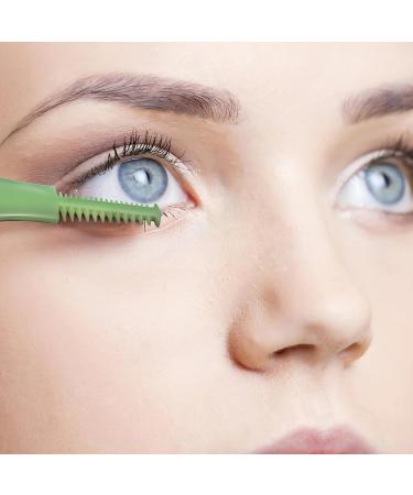 FOMIYES 3Pcs Mascara Shield Guards - 3 in 1 Eyelash Applicator Tool for Women & Girls - Perfect Upper & Lower Lash Protection - Green - Buy Online on GoSupps.com