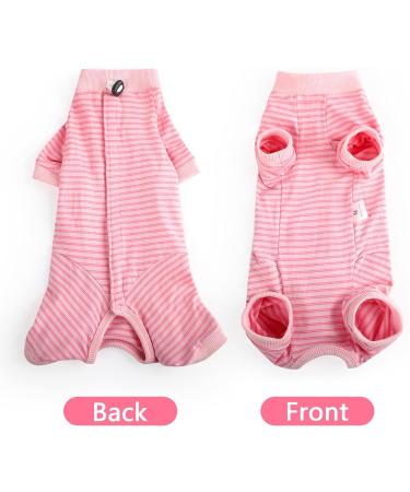 Lianzimau Katzenbody for Post-Op Cats | Long-Sleeved Catwear | E-Collar Alternative | Pink Streaked | 1 Pack - International Shipping Available - Buy Online on GoSupps.com