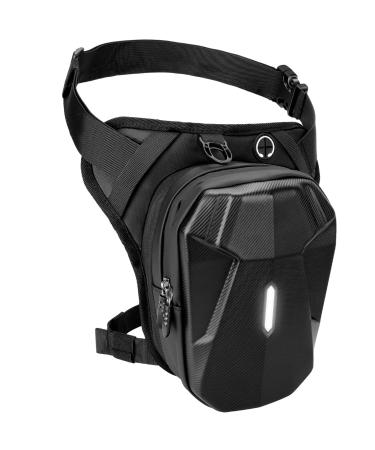 Iseyou leg bag motorcycle thigh pocket for men Leg Bag with removable leg belts Multifunctional bag for hiking camping climbing running sports and work (black) - Buy Online on GoSupps.com