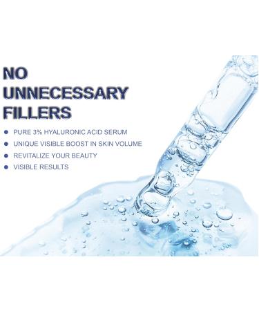 Hyaluronic Acid Serum for Face | Ultra Hydrating Skin Care | Replenish Moisture & Elasticity - Buy Online on GoSupps.com