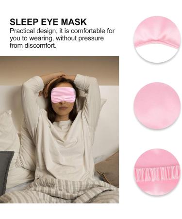 HEALLILY 4Pcs Adjustable Blackout Sleep Mask - Silk Eye Cover for Travel & Camping - Comfort & Style for Women - Buy Online on GoSupps.com