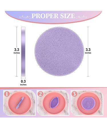 Nuogo 480 Count Compressed Facial Sponges | Makeup Removal & Exfoliating PVA Spa Pads | Reusable Cleansing Rounds for Women | Esthetician Beauty Supplies | 4 Colors | Pack of 1 - Buy Online on GoSupps.com