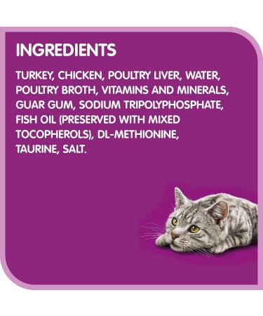 WHISKAS Perfect Portions Wet Cat Food Pat - Turkey - 75g (24 Pack) Pat Turkey 1 count (Pack of 24) - Buy Online on GoSupps.com