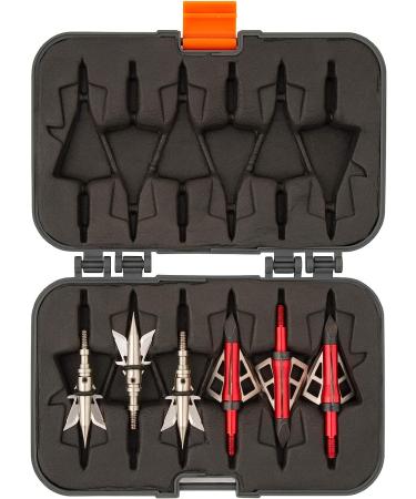 Allen Company Titan Broadhead Box & Caddy - Holds 6 Broadheads - Up to 1-3/8 Width - Gray/Orange - One Size - Buy Online on GoSupps.com