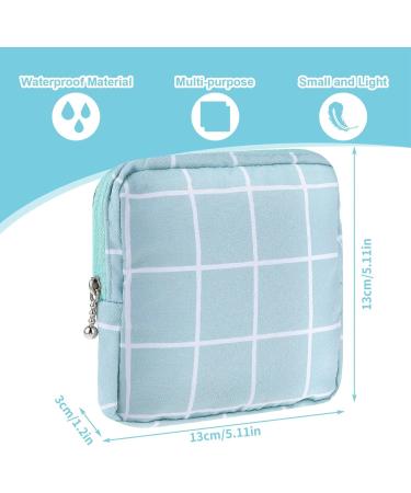Amaxiu Sanitary Napkin Storage Bags 2pcs Waterproof Travel Menstrual Pad Pouch with Zipper Mini Tampons Holder for Purse Period Nursing Pad Holder for Women Girls 5.1" x 5.1" (Pattern A) - Buy Online on GoSupps.com
