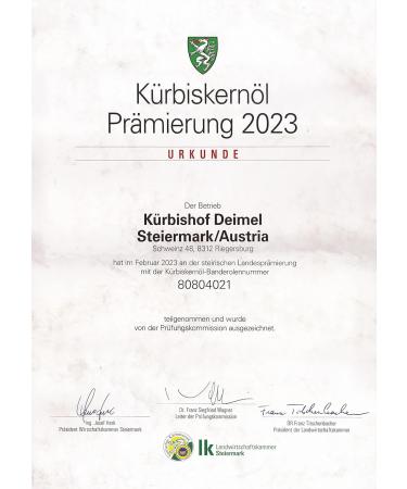 Buy Award-Winning Styrian Pumpkin Seed Oil G.G.A. - 2 x 500 ml - International Shipping Available - Buy Online on GoSupps.com